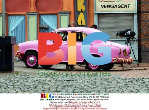 Pink car used in Coronation Street wedding