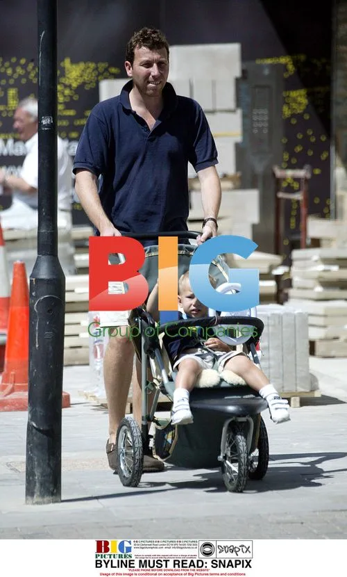 Michael Atherton Out With Newborn Baby