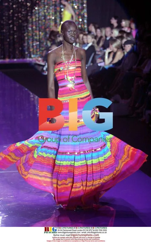 Alec Wek at London Fashion Week