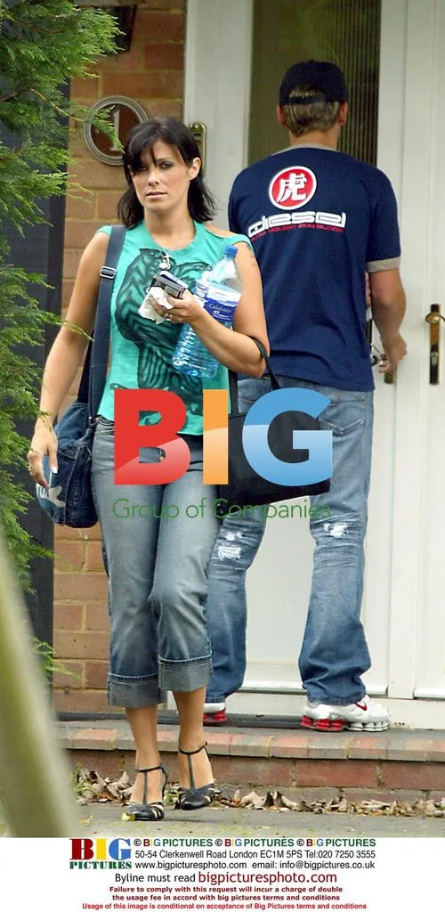Kym Marsh and Jack Ryder Outside Home