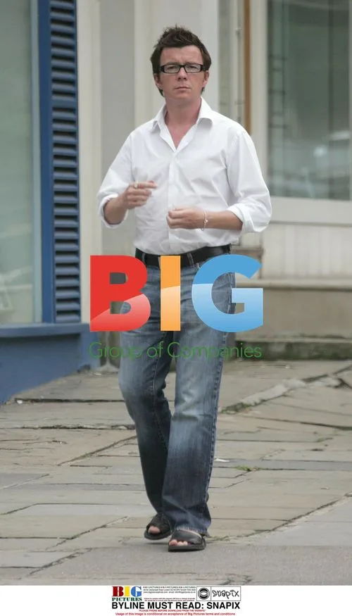 Rick Astley Out and About in London