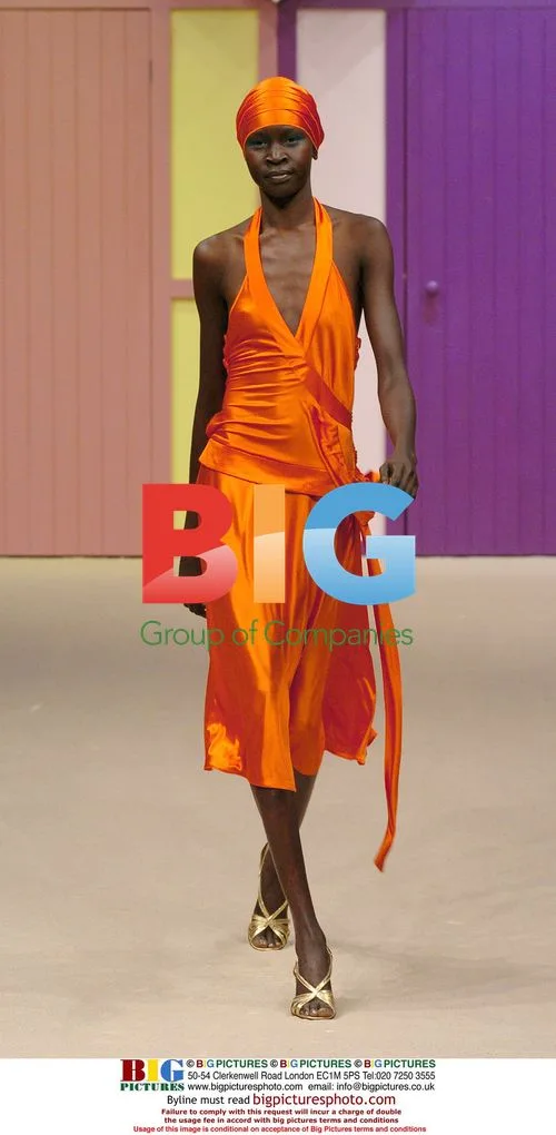 Model Alec Wek at Ashley Isham Fashion Show