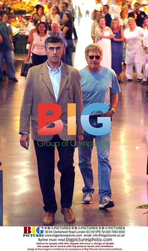 Harrison Ford and Calista Flockhart in Barcelona