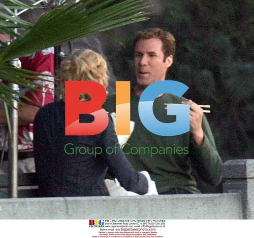 Nicole Kidman and Will Ferrell on 'Bewitched' set