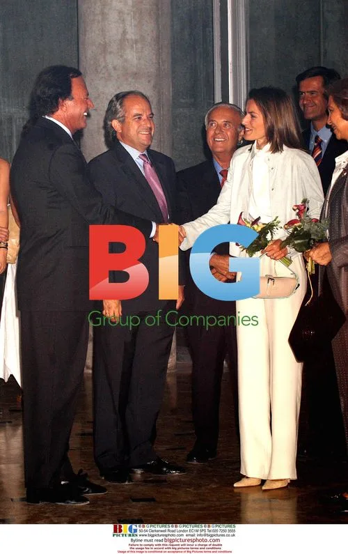 Spain Royals at Alzheimer Gala with Julio Iglesias