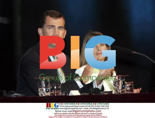 Prince Felipe and Princess Letizia at Barcelona Cultures Forum 2004