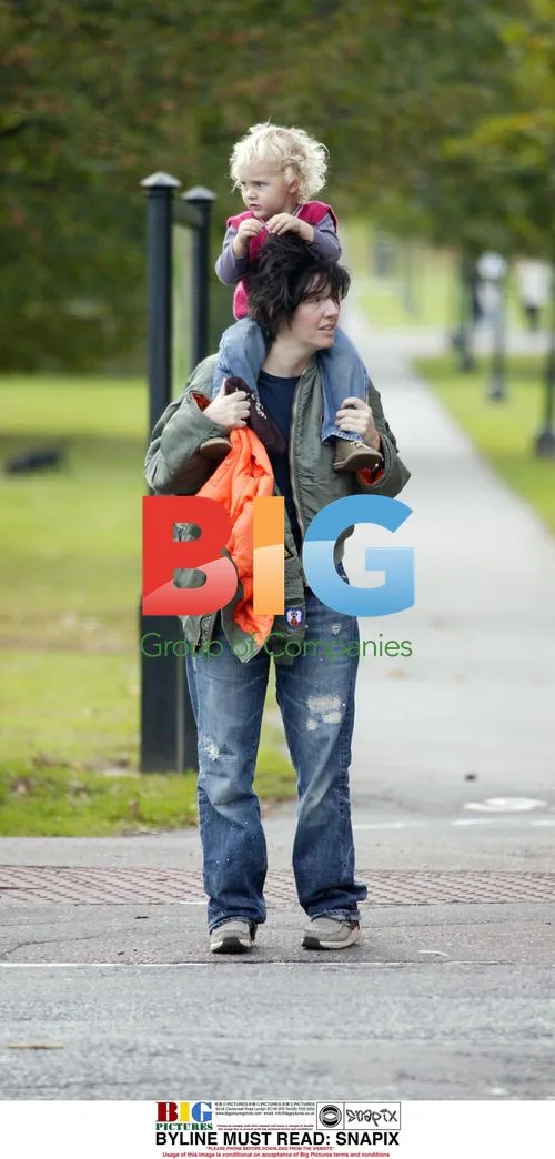 Sharleen Spiteri and Daughter Matching Bombers