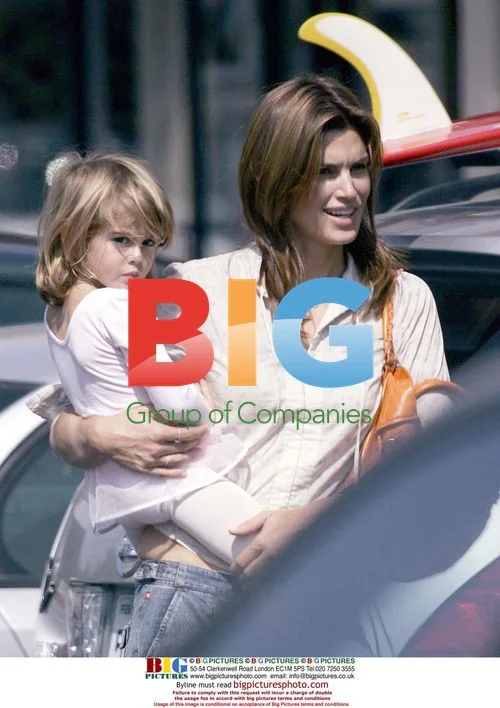 Cindy Crawford's Family Outing in Malibu