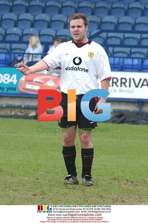 Alan Halsall at Charity Football Match