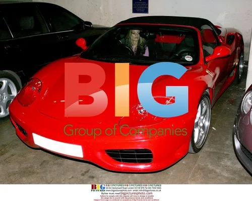 Jordan Tries Out New Ferrari
