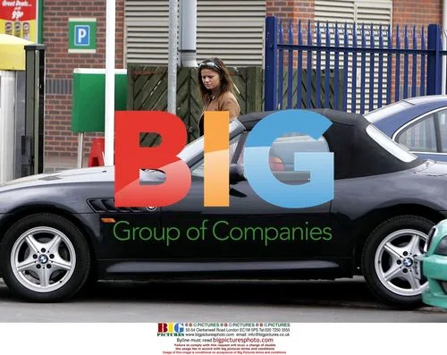 Kerry Katona and Dave Cunningham car shopping