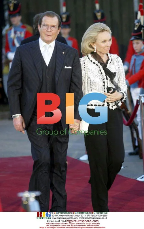Roger Moore and wife at Hans Christian Andersen event