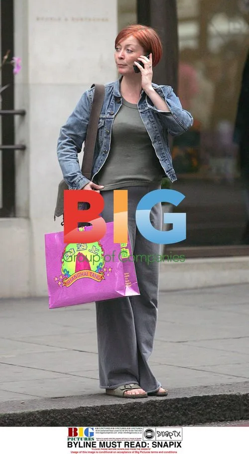Actress Alison Newman Goes Shopping in London