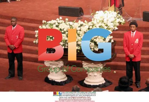 Johnnie Cochran's Funeral Casket