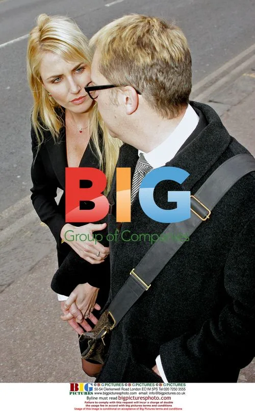 Vic Reeves and Nancy Sorrell at Drink Driving Court Appearance