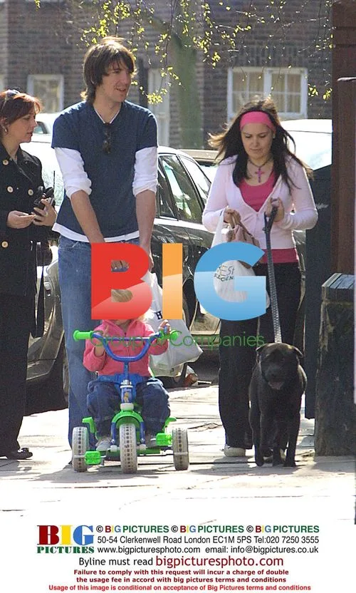 Dan Hipgrave, girlfriend and daughter