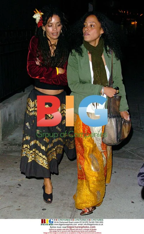 Lisa Bonet and Cree Summer leave bar