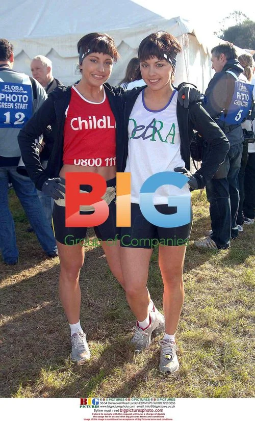 The Cheeky Girls at London Marathon