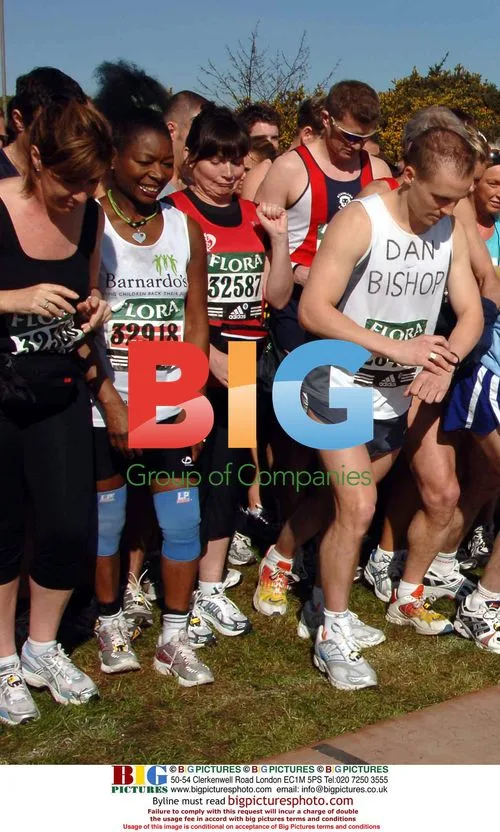 Lorraine Kelly and Floella Benjamin at London Marathon
