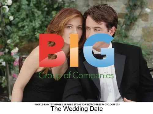 The Wedding Date on-set photo