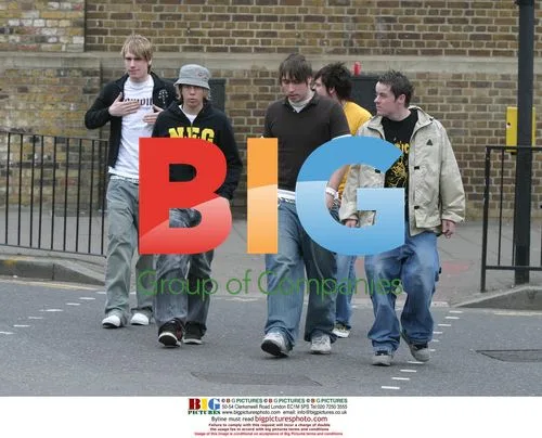 James Bourne with new band in London