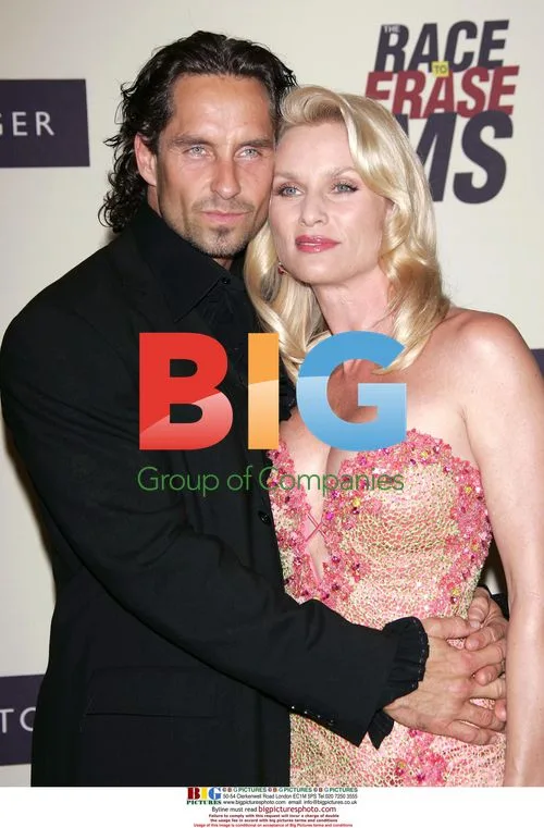 Nicollette Sheridan and Fiance at MS Gala