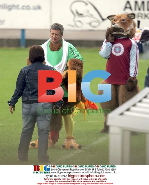 Corrie actor Sean Wilson as chicken mascot