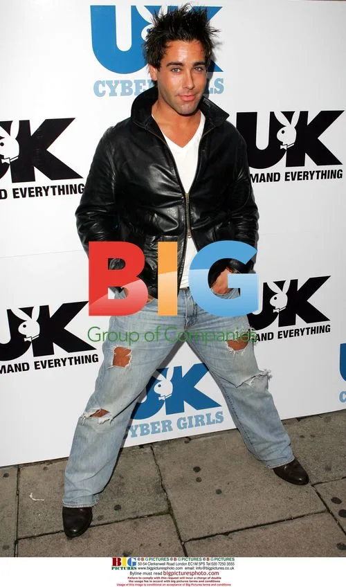Giles Vickers at UK Cyber Girls Playboy Party