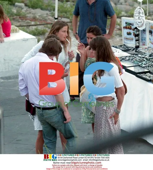 Princess Carolina of Monaco Shopping in Panarea