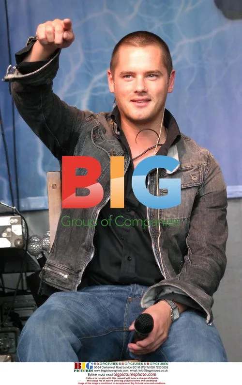 Tony Lundon of Liberty X Performing on Stage
