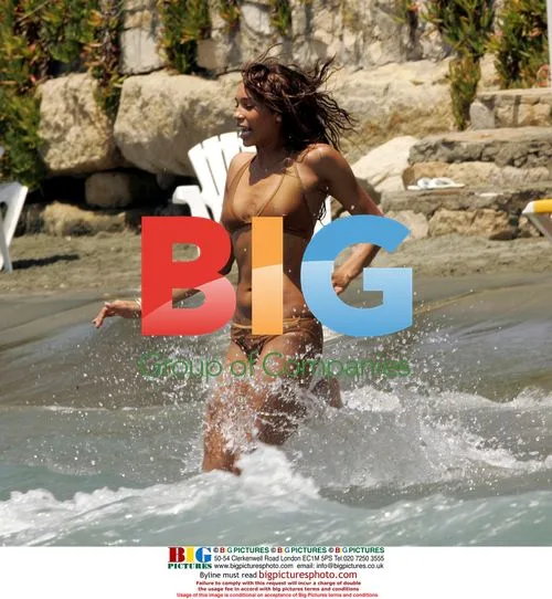 Singer Javine on holiday