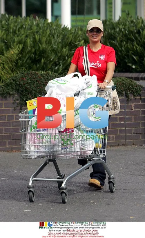 Kerry Katona Picking Up Flowers After Rehab
