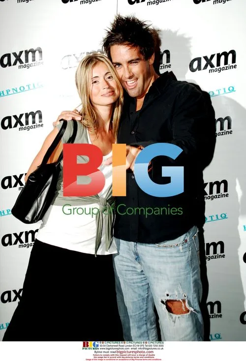 TV presenter Giles Vickers at AXM launch party