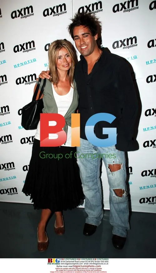 TV presenter Giles Vickers at AXM launch party