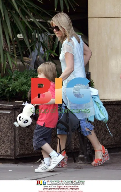 Patsy Kensit, Liam Gallagher, and son Lennon leave hospital