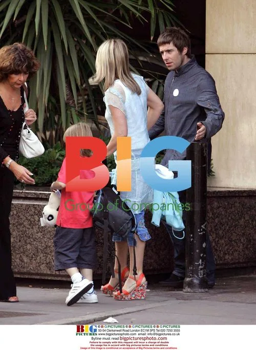 Patsy Kensit and Liam Gallagher with son Lennon