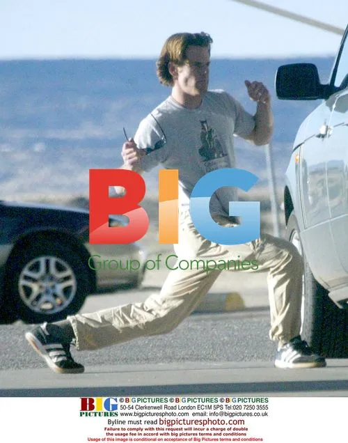 Danny Moder Stretches During Car Journey