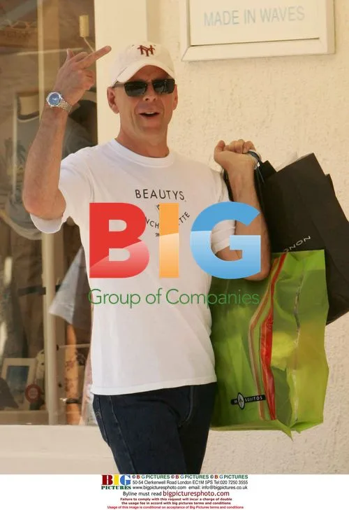 Bruce Willis Goes Shopping in St Tropez