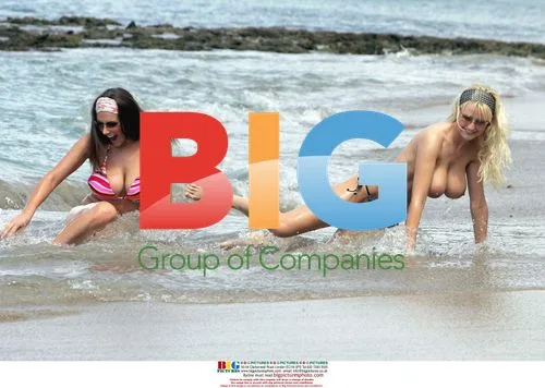 Glamour Models on the Beach in St. Lucia