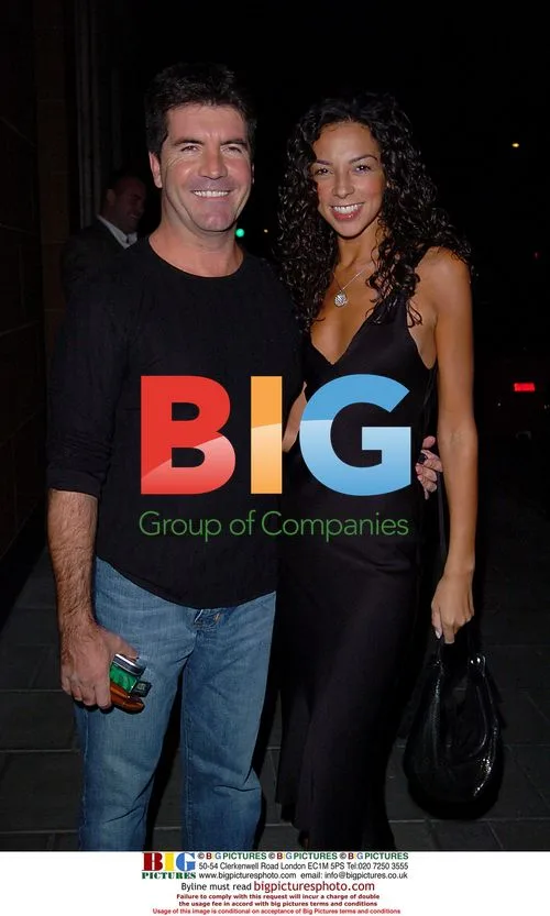 Simon Cowell and Terri Seymour Dinner in London
