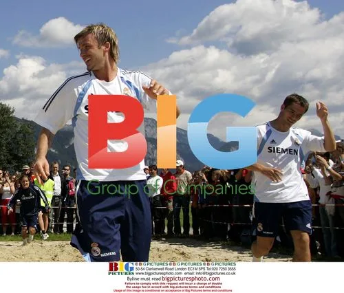 Beckham and Owen Training in Austria