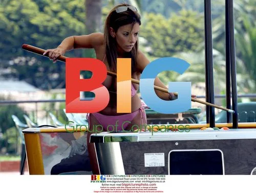 Models Leilani and Lucy Becker Play Pool on Vacation