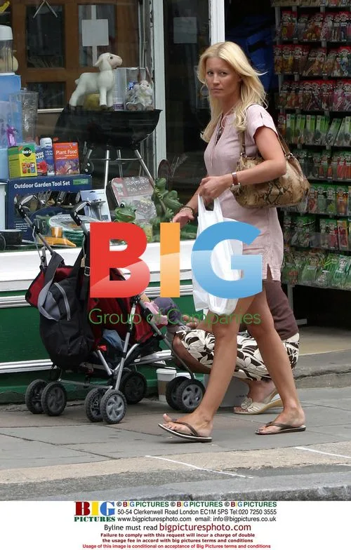 Denise Van Outen Out Shopping