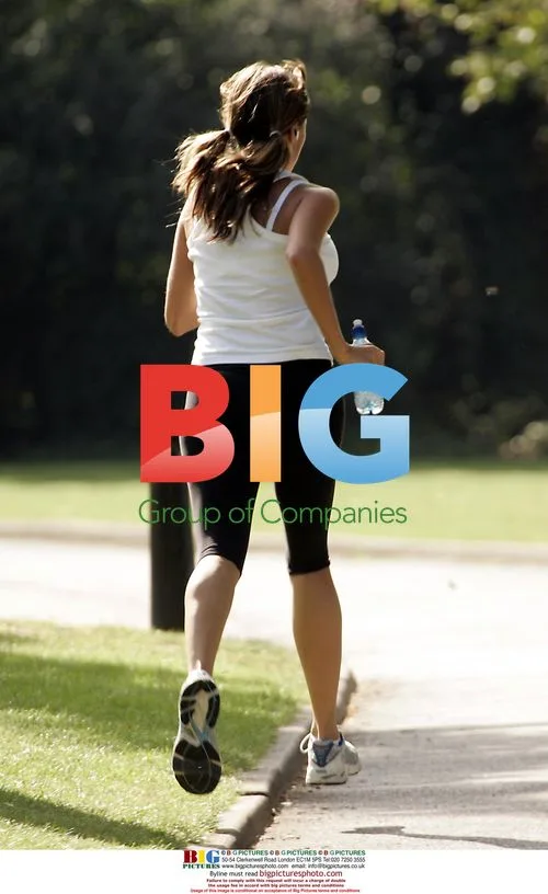 Rebecca Loos Jogging with Trainer