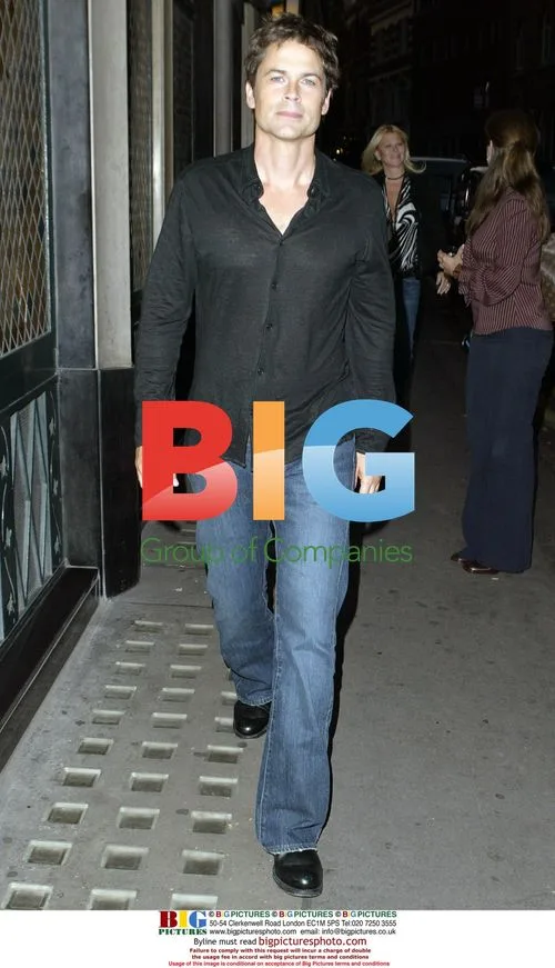 Rob Lowe Dining at The Ivy, London