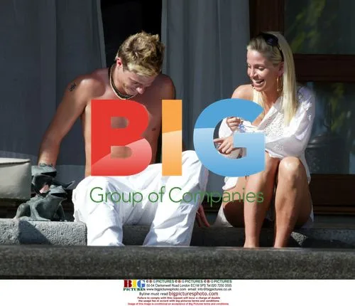 Sarah Harding and Mikey Green in Mauritius