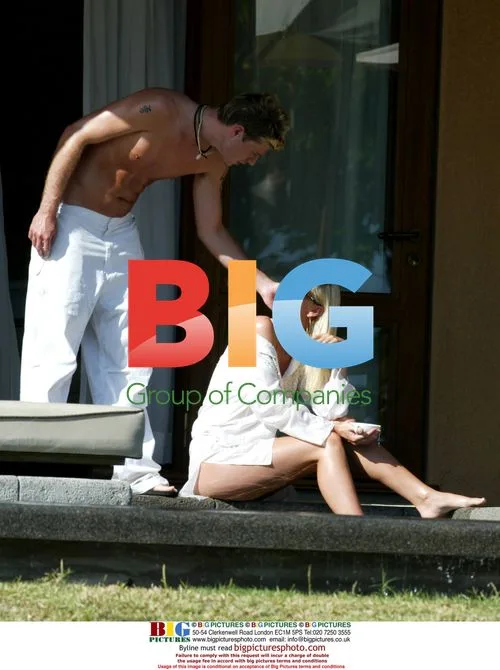 Sarah Harding and Mikey Green in Mauritius