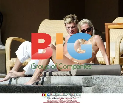 Sarah Harding and Mikey Green in Mauritius