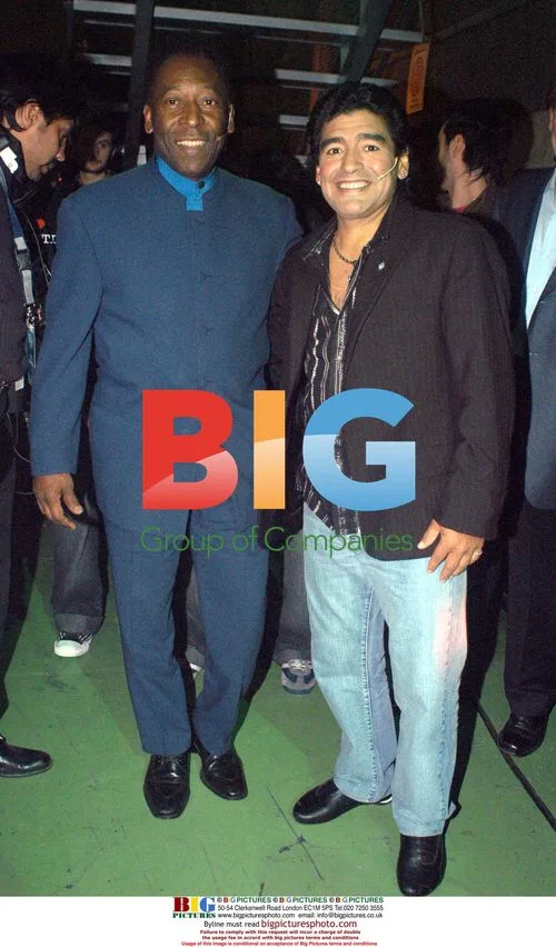 Maradona Debuts TV Show With Pele