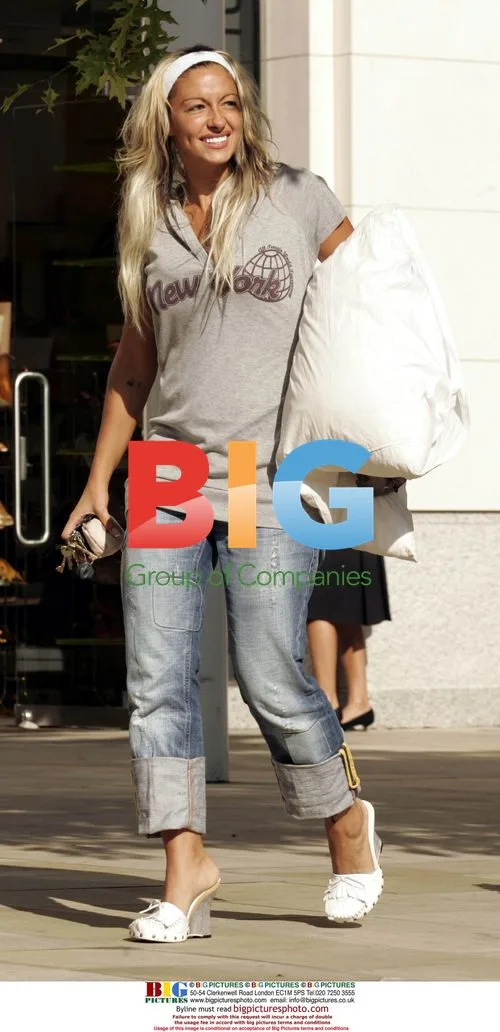 Jodie Marsh Shopping on Kings Road